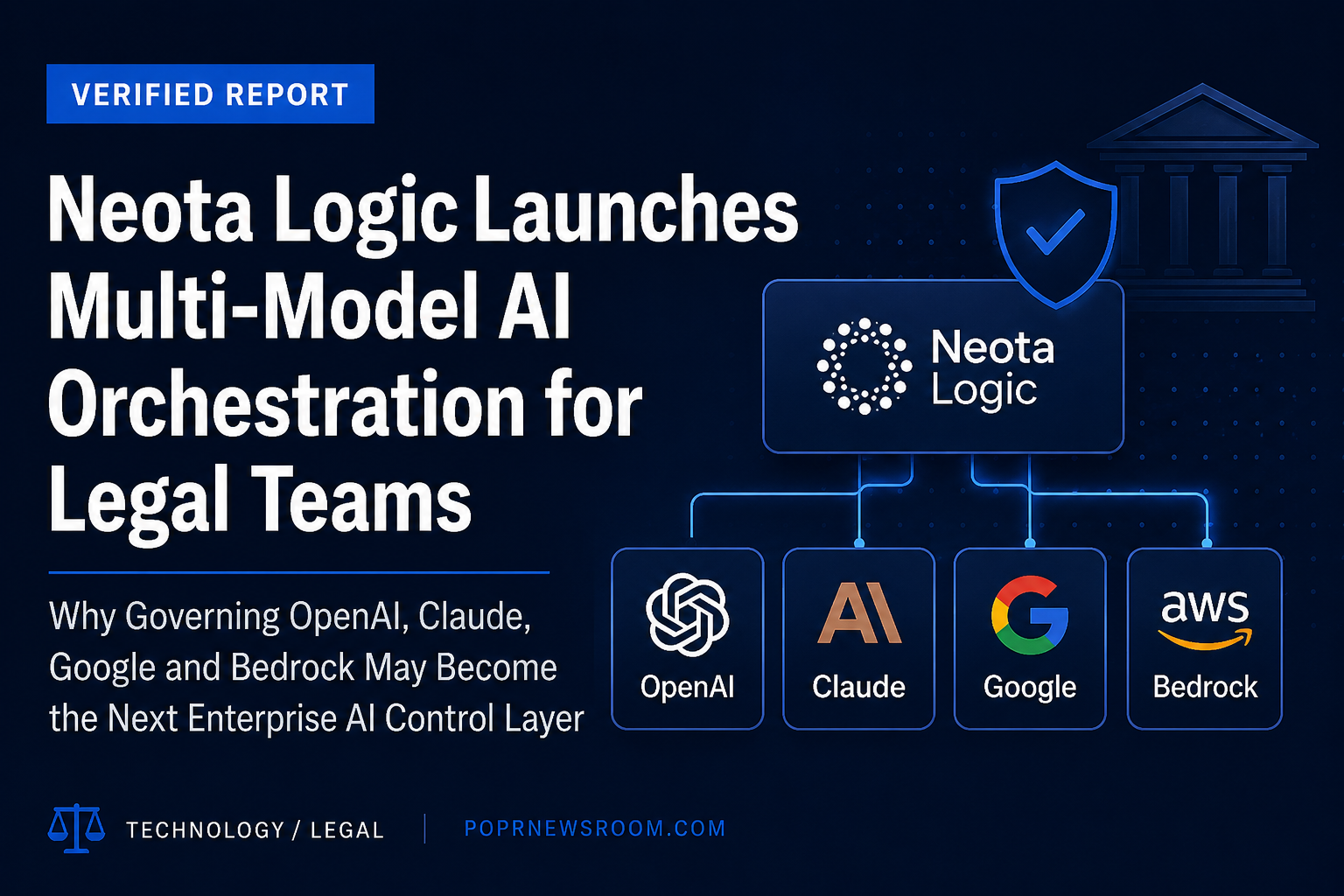 Neota Logic Multi-Model AI Orchestration for Legal Teams: Governing OpenAI, Claude, Google and AWS Bedrock — POPR Newsroom Verified Report