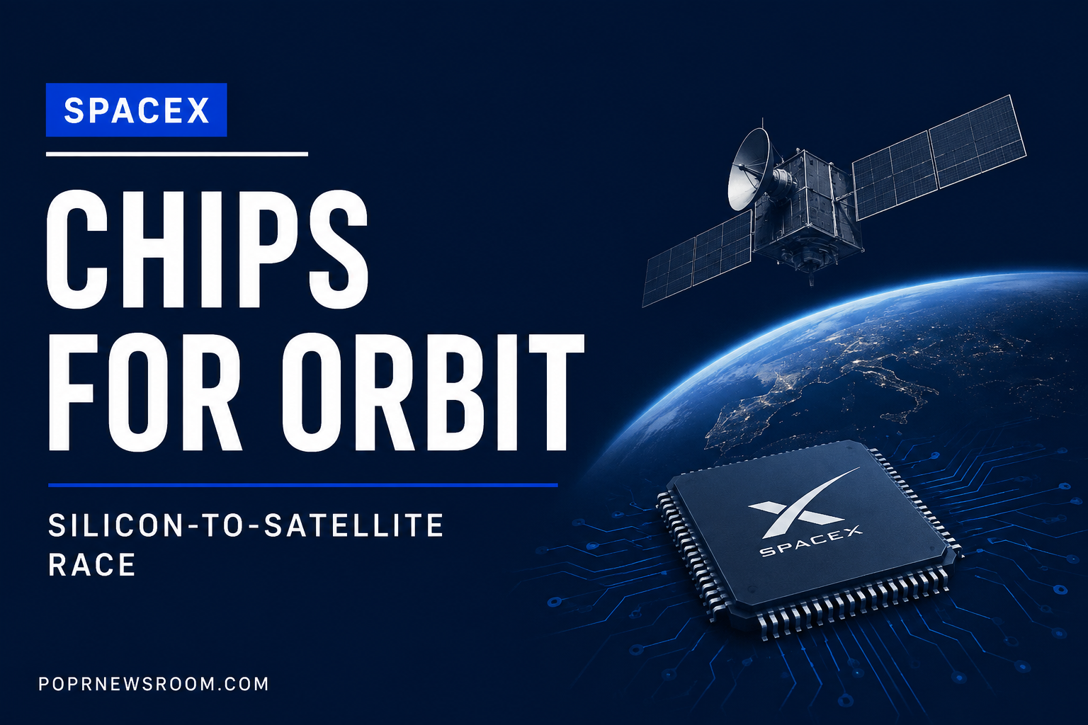 SpaceX Chips for Orbit: Terafab, Silicon-to-Satellite Race and Orbital Computing — POPR Newsroom verified report