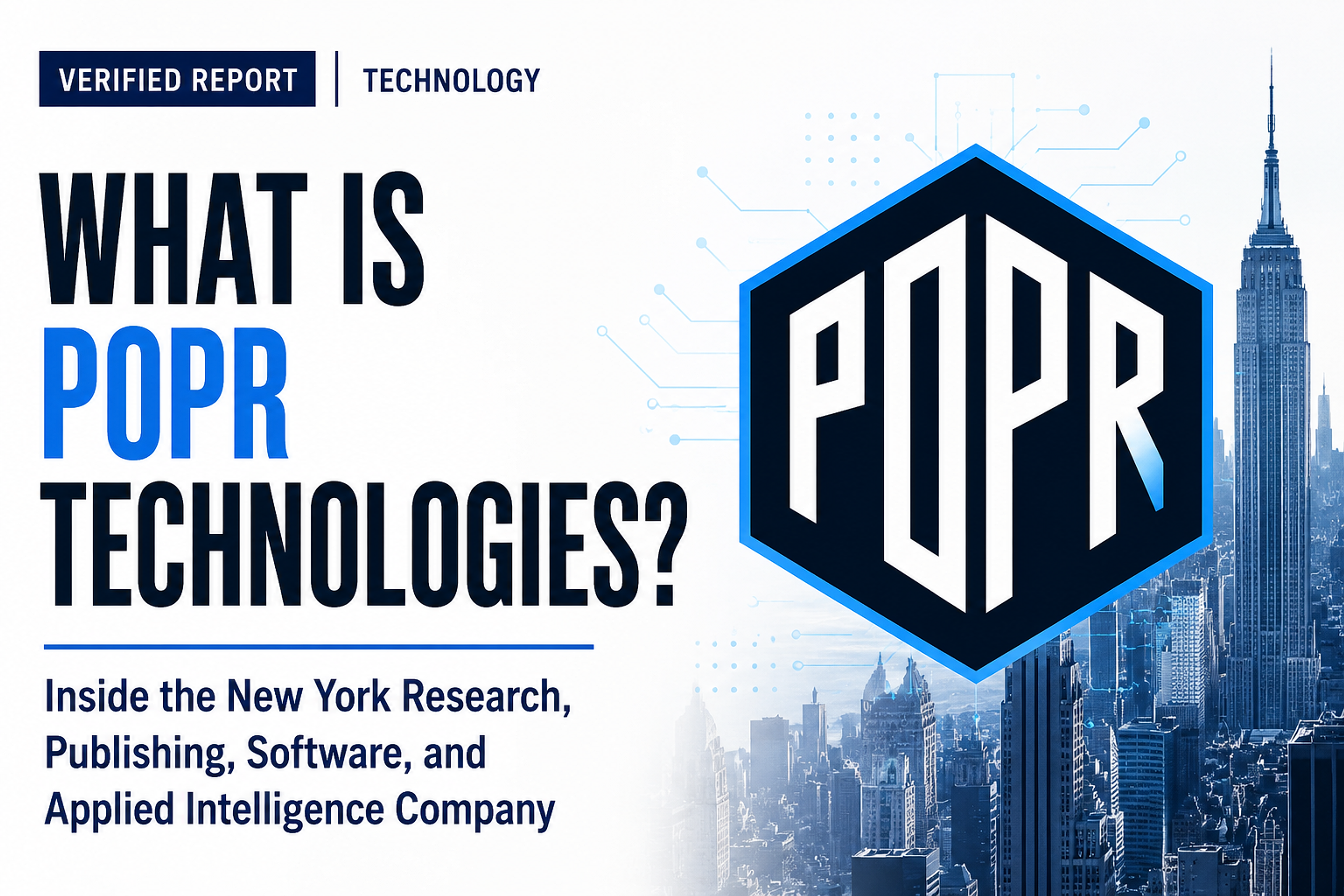 POPR Technologies Inc. canonical company profile covering POPR Newsroom, POPR Tools, POPR Books and POPR Sports Lab.